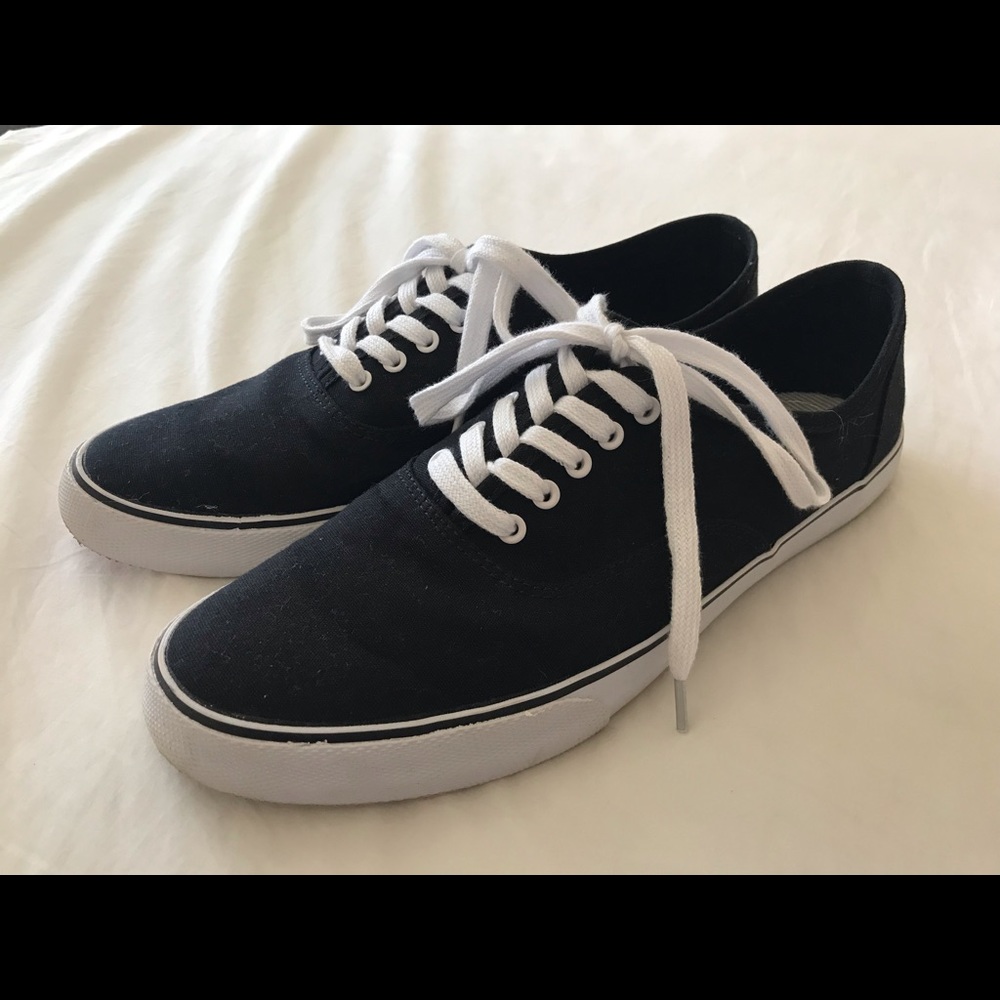 Black Canvas Sneakers